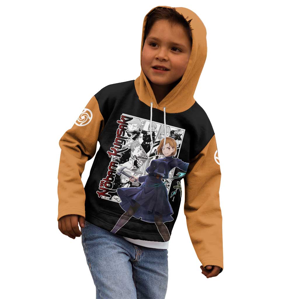 Nobara Kugisaki - Jujustu Kaisen Kid Hoodie Anime Mix Manga Style