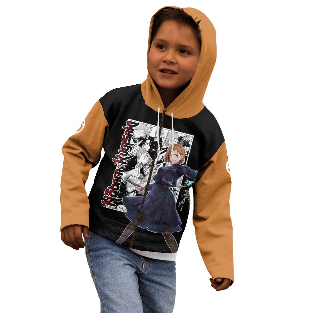 Nobara Kugisaki - Jujustu Kaisen Kid Hoodie Anime Mix Manga Style