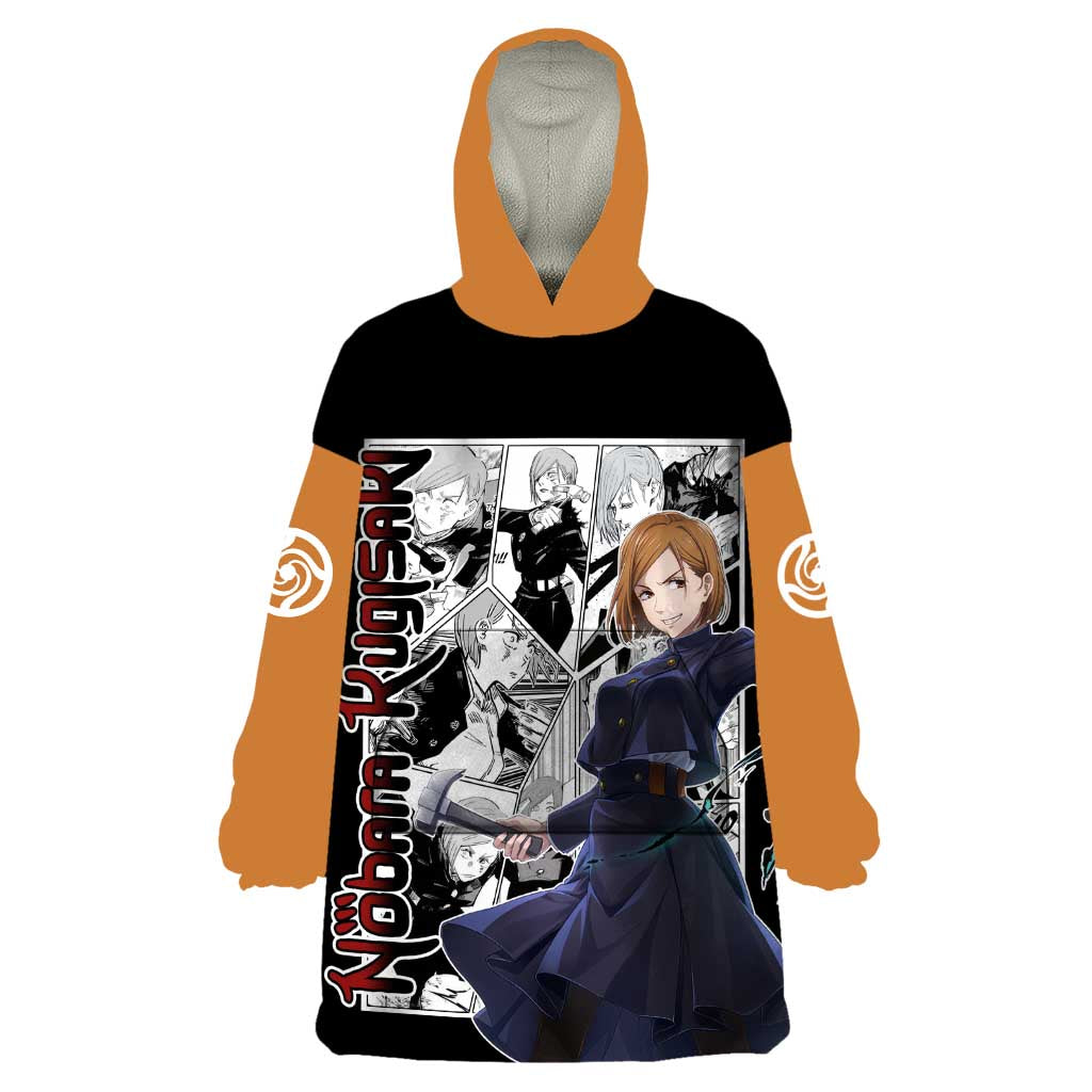 Nobara Kugisaki - Jujustu Kaisen Wearable Blanket Hoodie Anime Mix Manga Style