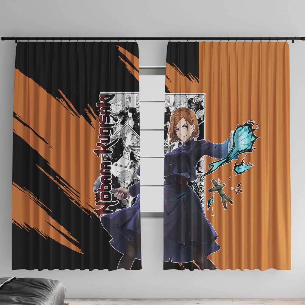 Nobara Kugisaki - Jujustu Kaisen Window Curtain Anime Mix Manga Style