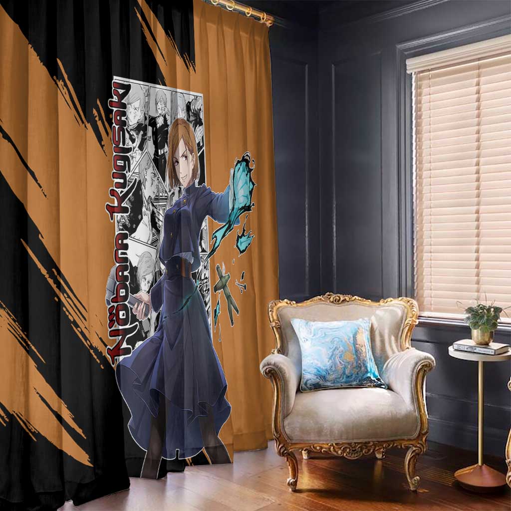 Nobara Kugisaki - Jujustu Kaisen Window Curtain Anime Mix Manga Style