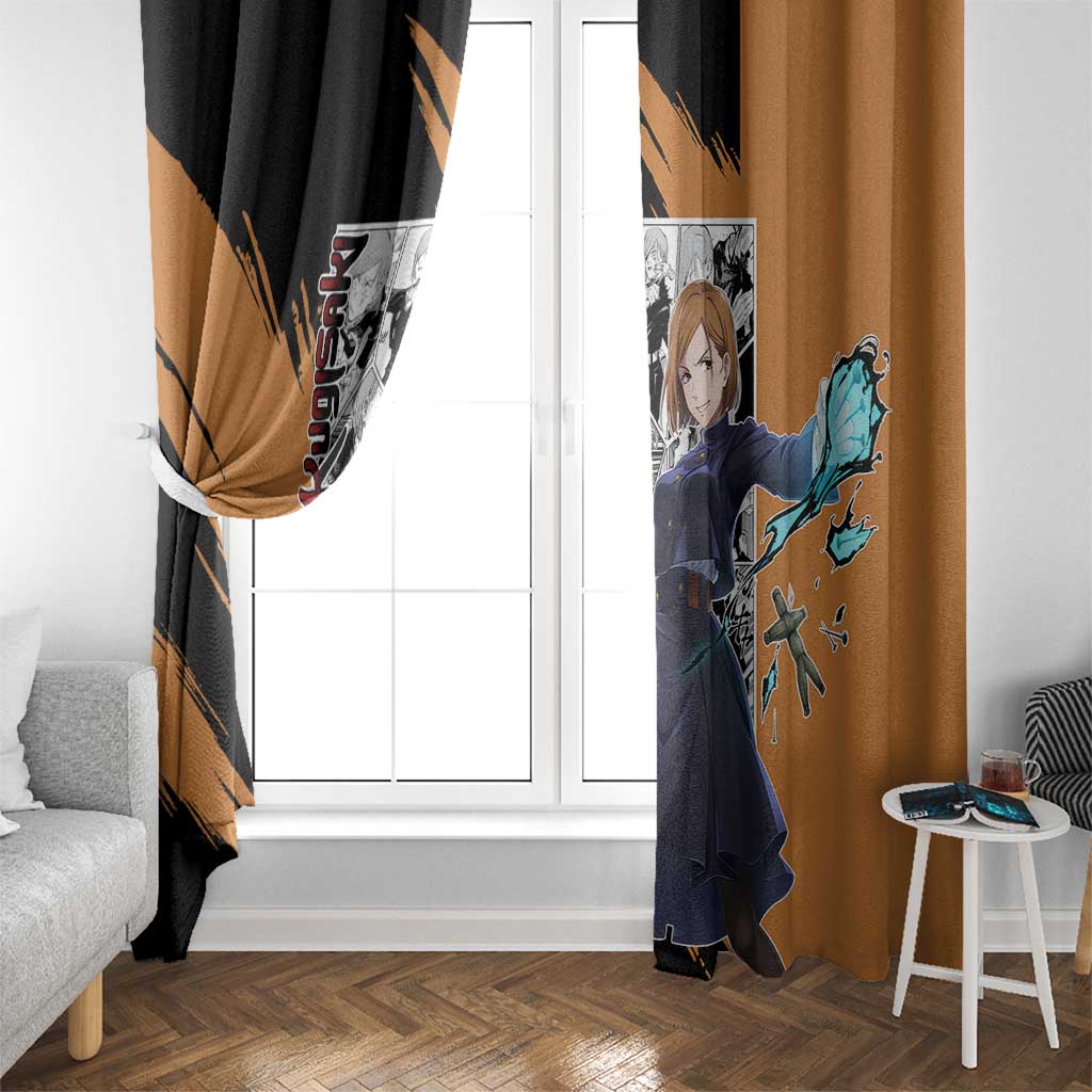 Nobara Kugisaki - Jujustu Kaisen Window Curtain Anime Mix Manga Style