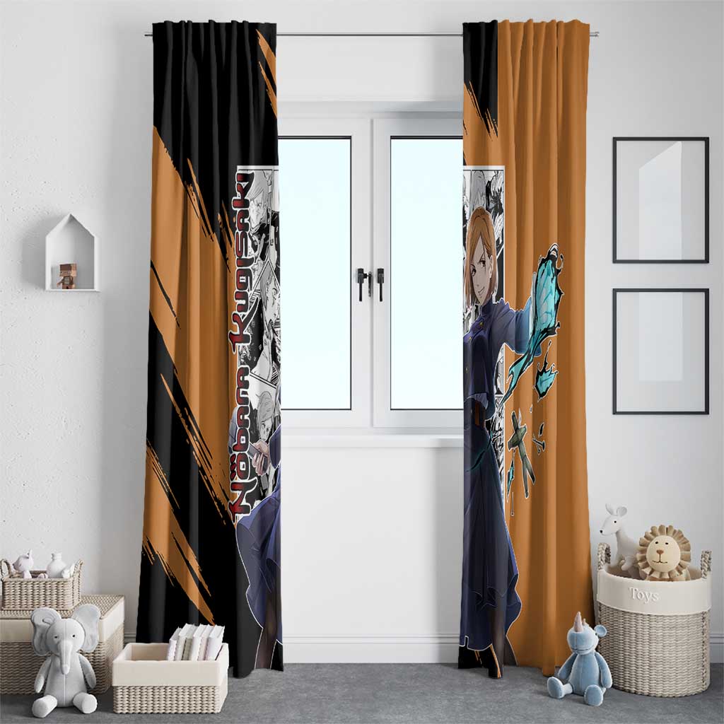 Nobara Kugisaki - Jujustu Kaisen Window Curtain Anime Mix Manga Style