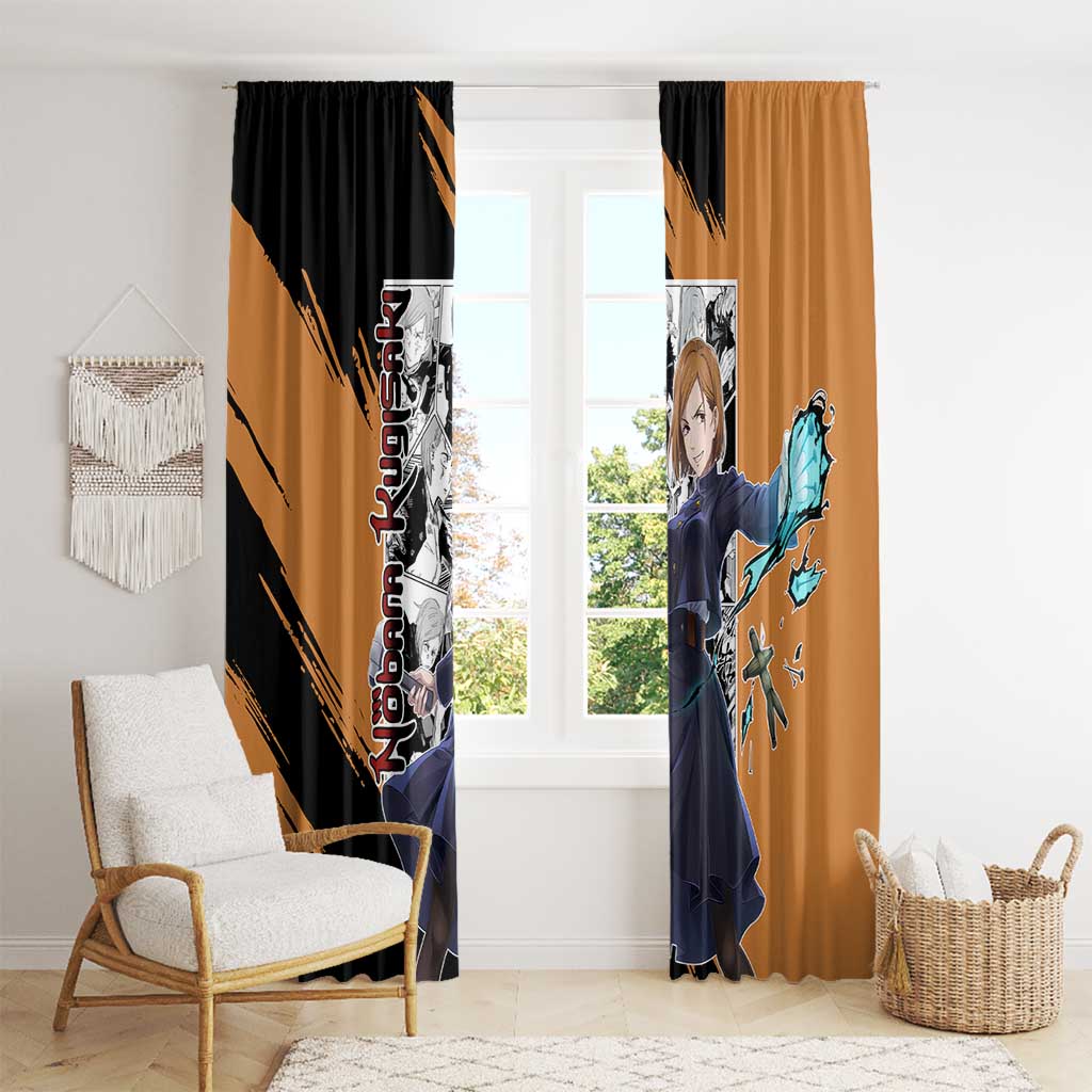 Nobara Kugisaki - Jujustu Kaisen Window Curtain Anime Mix Manga Style