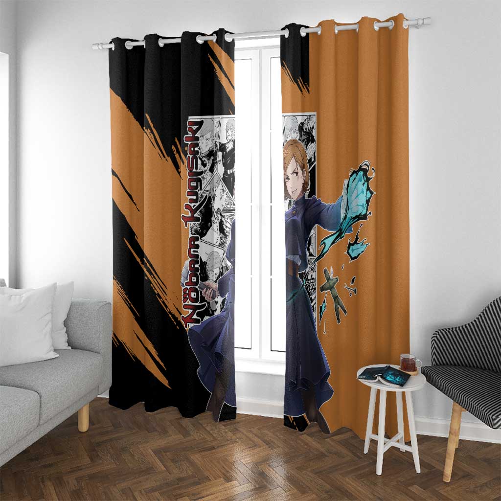 Nobara Kugisaki - Jujustu Kaisen Window Curtain Anime Mix Manga Style