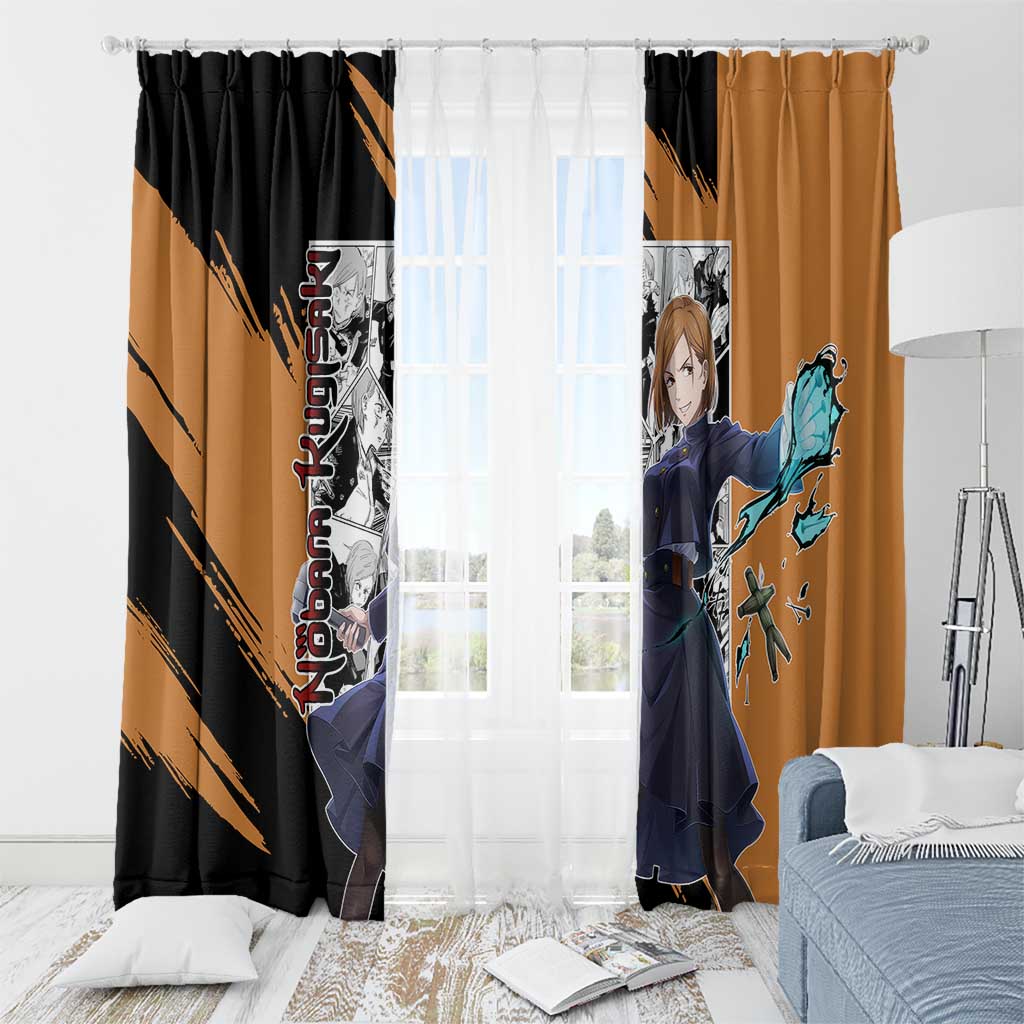 Nobara Kugisaki - Jujustu Kaisen Window Curtain Anime Mix Manga Style