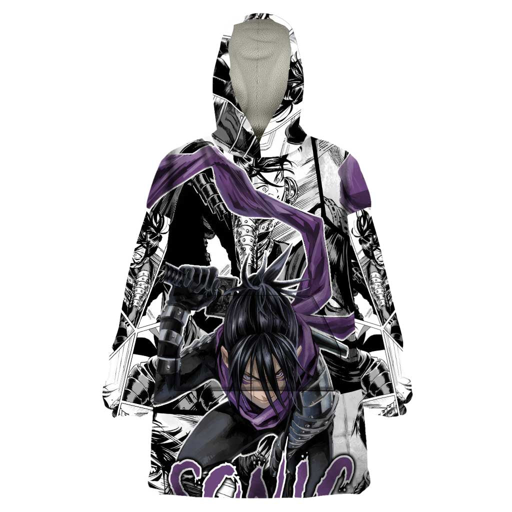 Sonic - One Punch Man Wearable Blanket Hoodie Anime Mix Manga Style