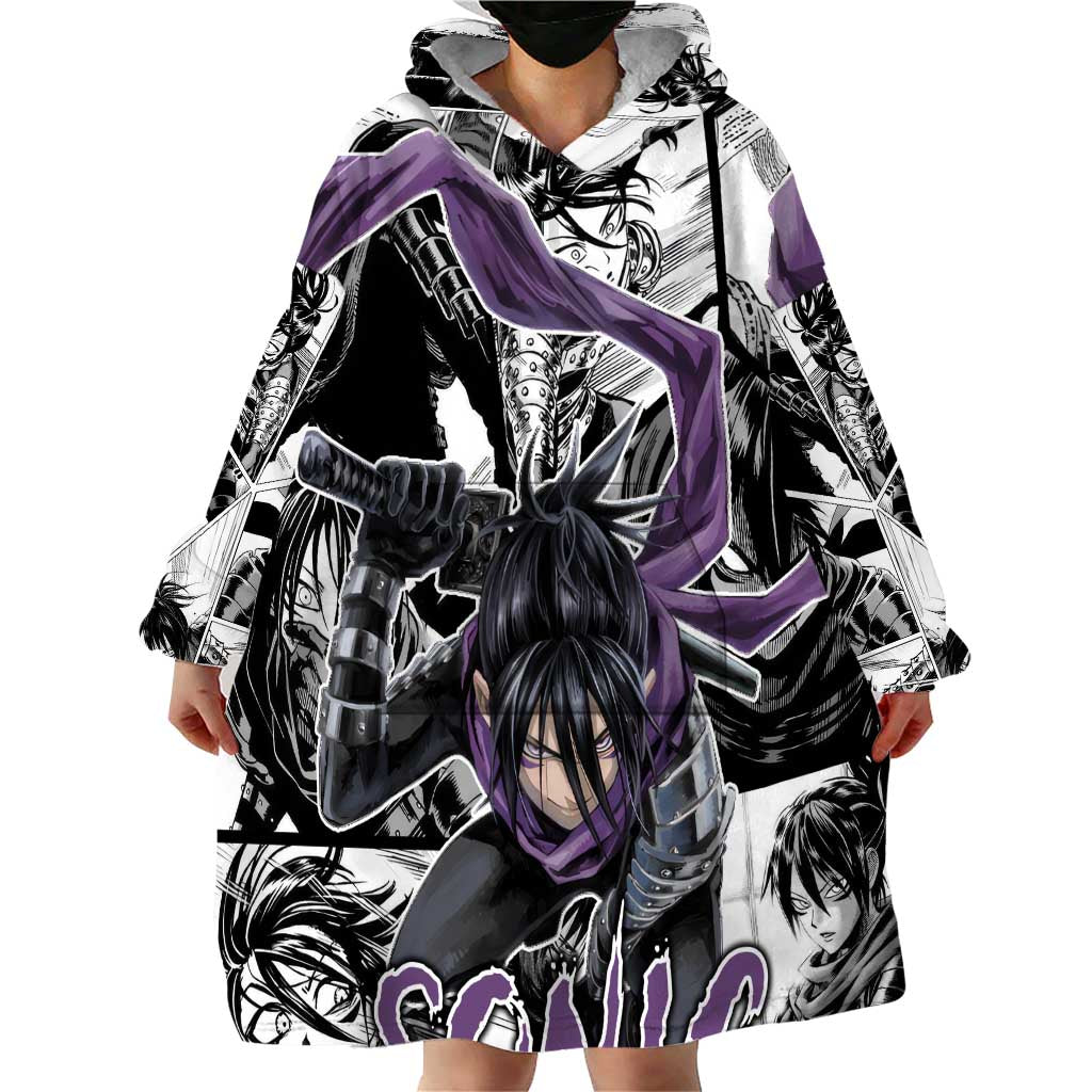 Sonic - One Punch Man Wearable Blanket Hoodie Anime Mix Manga Style