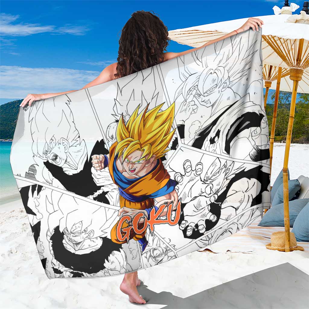 Goku Super Saiyan 2 - Dragon Ball Sarong Anime Mix Manga Style