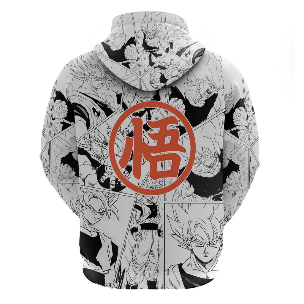 Goku Super Saiyan 2 - Dragon Ball Zip Hoodie Anime Mix Manga Style