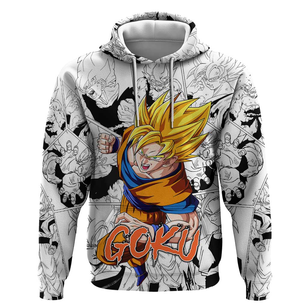 Goku Super Saiyan 2 - Dragon Ball Zip Hoodie Anime Mix Manga Style