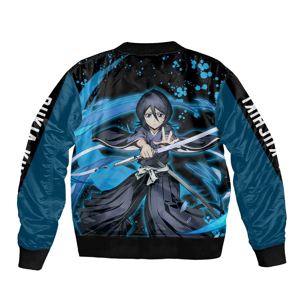 Rukia Kuchiki -  Bleach Bomber Jacket Anime Style