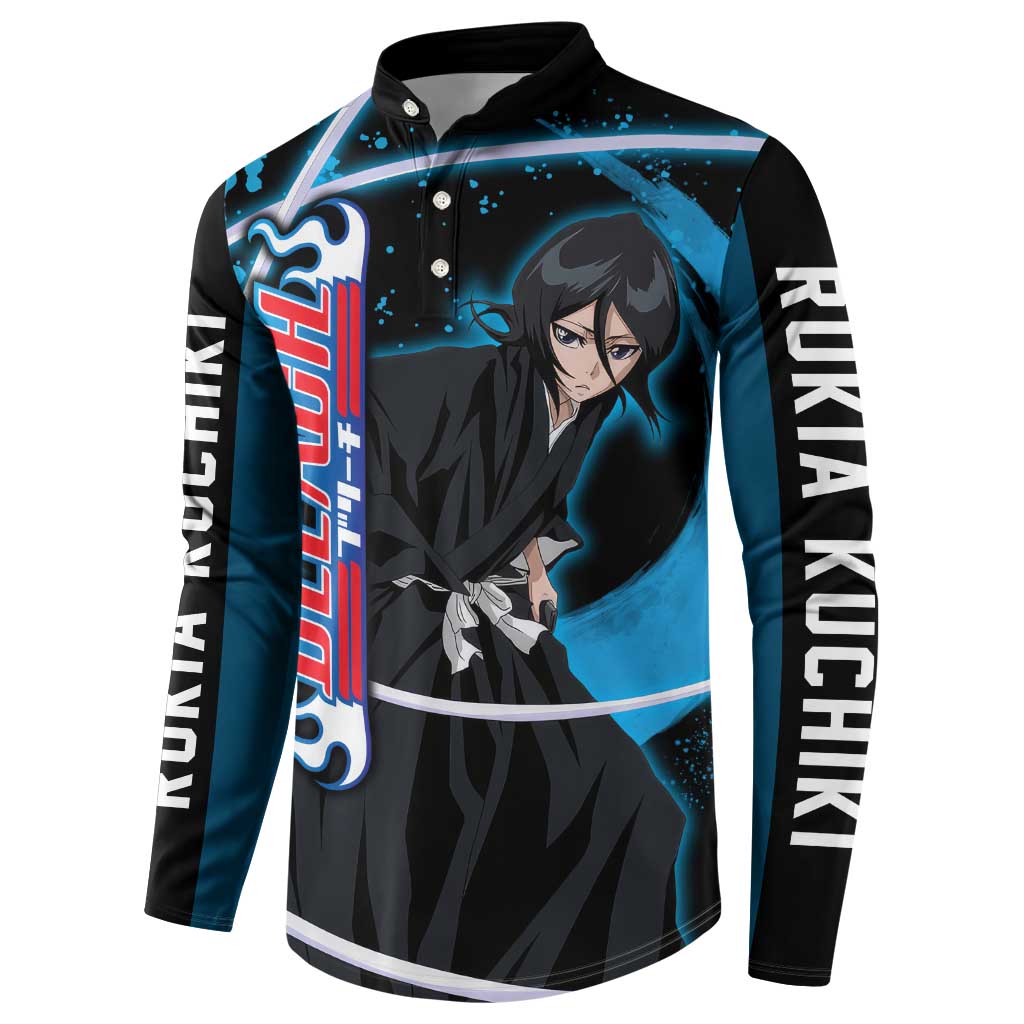 Rukia Kuchiki -  Bleach Button Sweatshirt Anime Style