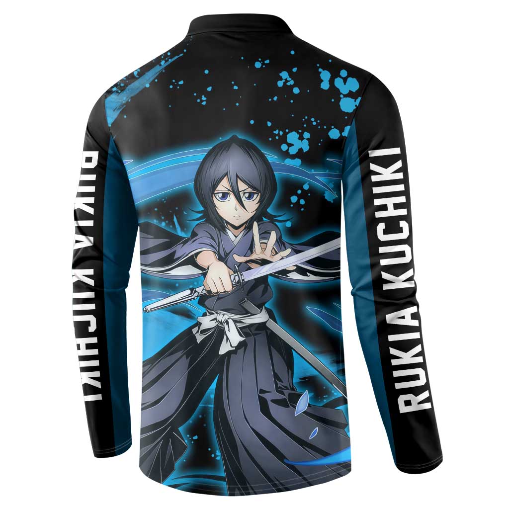 Rukia Kuchiki -  Bleach Button Sweatshirt Anime Style