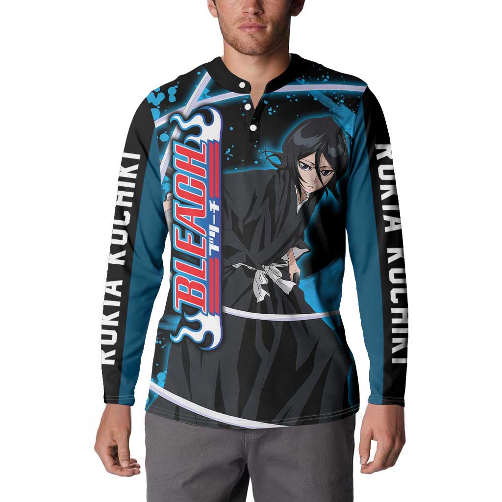 Rukia Kuchiki -  Bleach Button Sweatshirt Anime Style