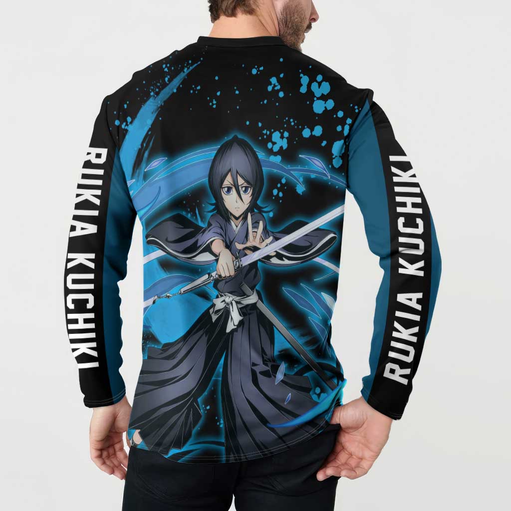 Rukia Kuchiki -  Bleach Button Sweatshirt Anime Style