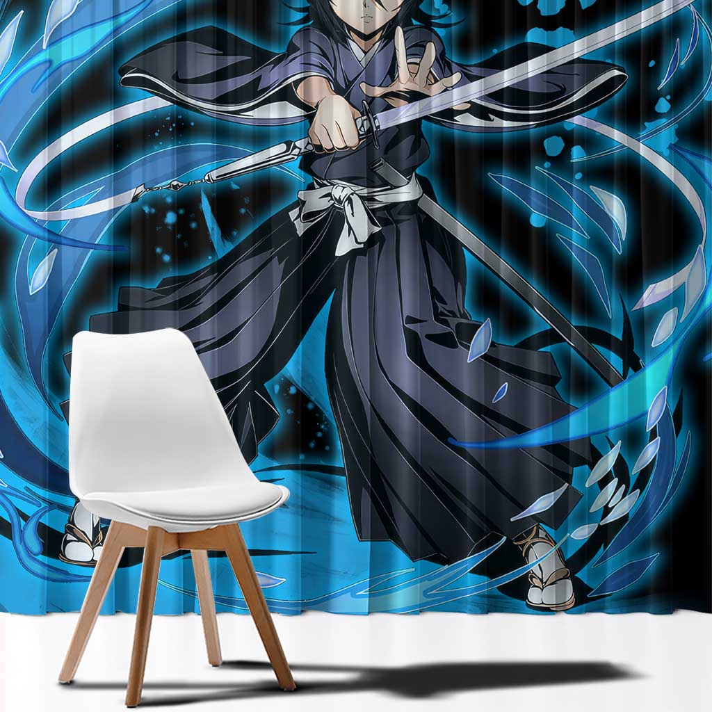 Rukia Kuchiki -  Bleach Window Curtain Anime Style