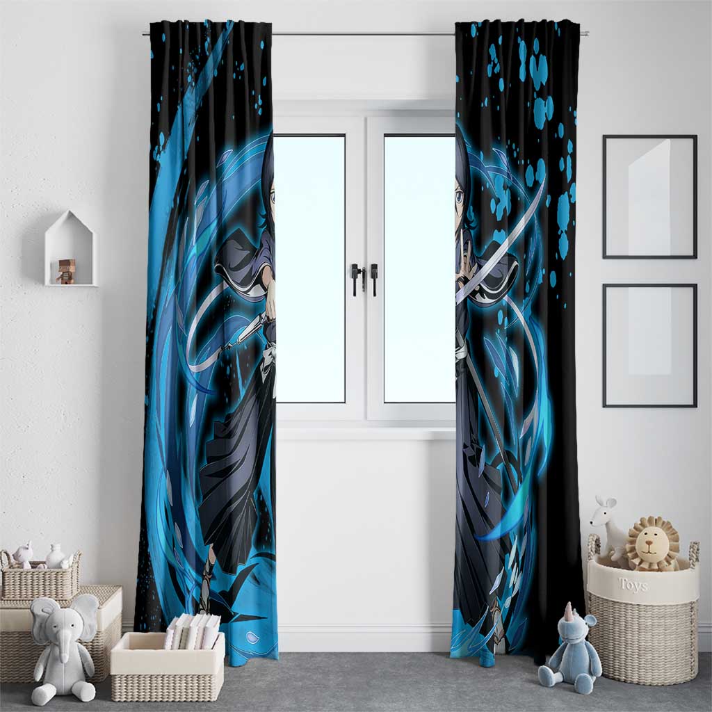 Rukia Kuchiki -  Bleach Window Curtain Anime Style
