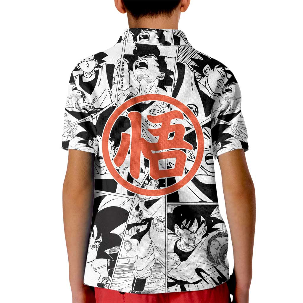 Goku - Dragon Ball Kid Polo Shirt Anime Style