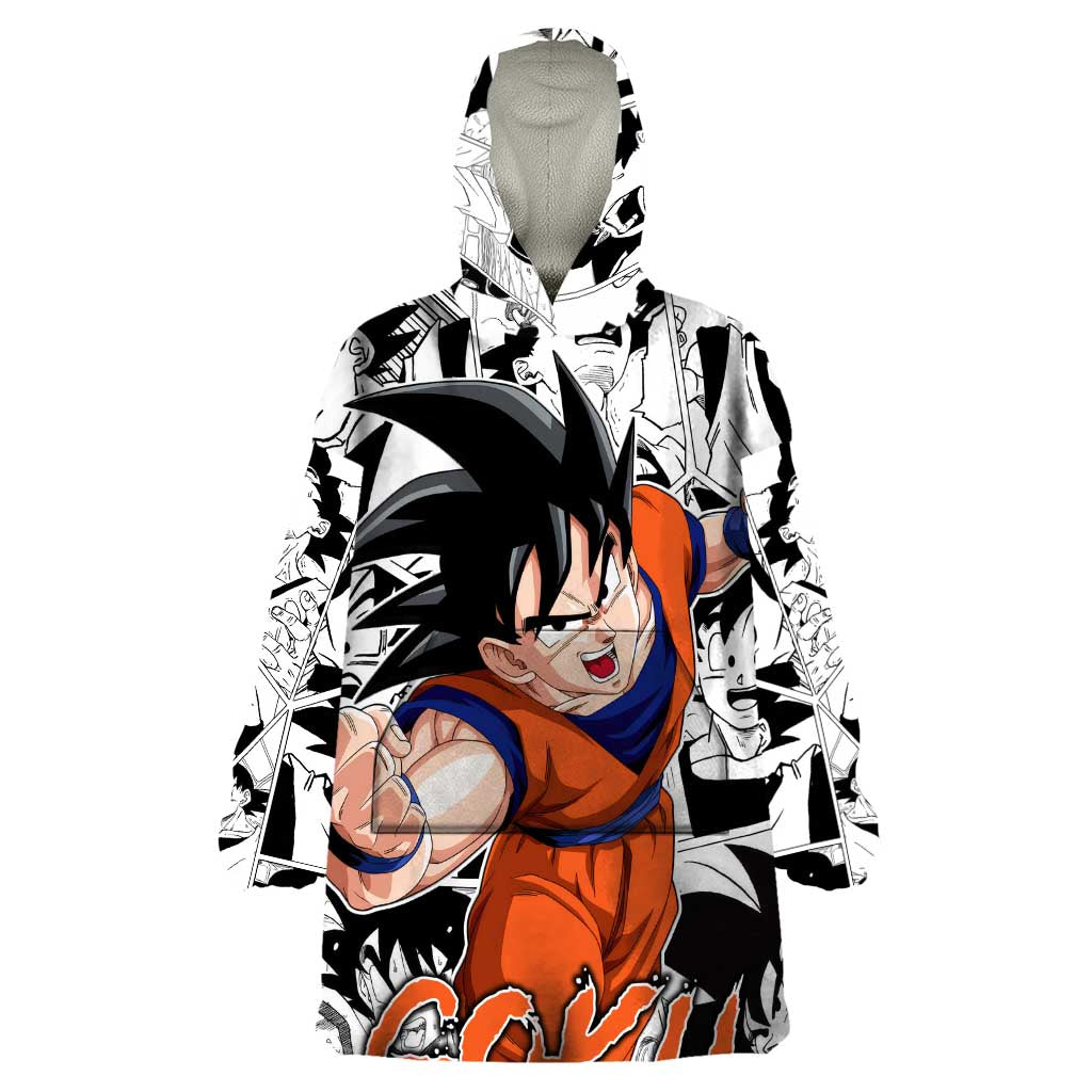 Goku - Dragon Ball Wearable Blanket Hoodie Anime Style