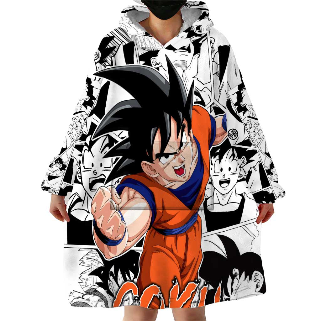 Goku - Dragon Ball Wearable Blanket Hoodie Anime Style