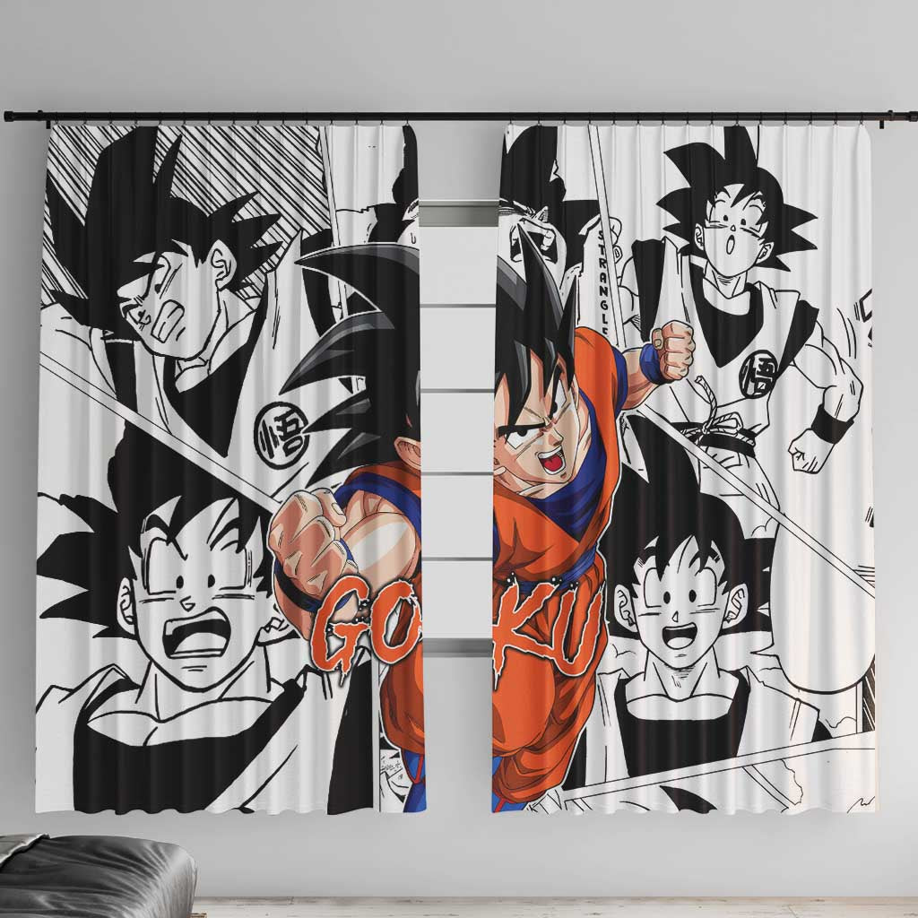 Goku - Dragon Ball Window Curtain Anime Style