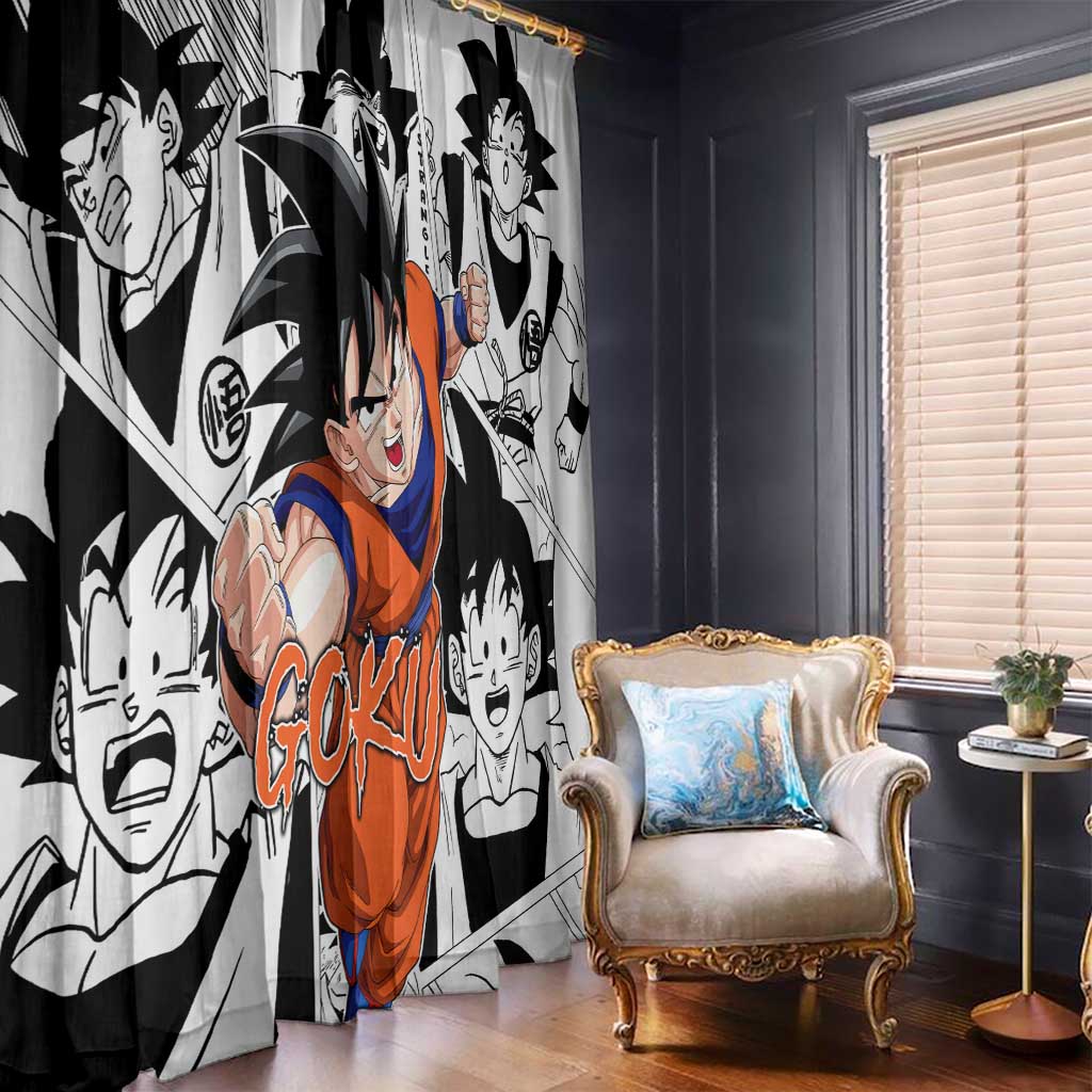 Goku - Dragon Ball Window Curtain Anime Style