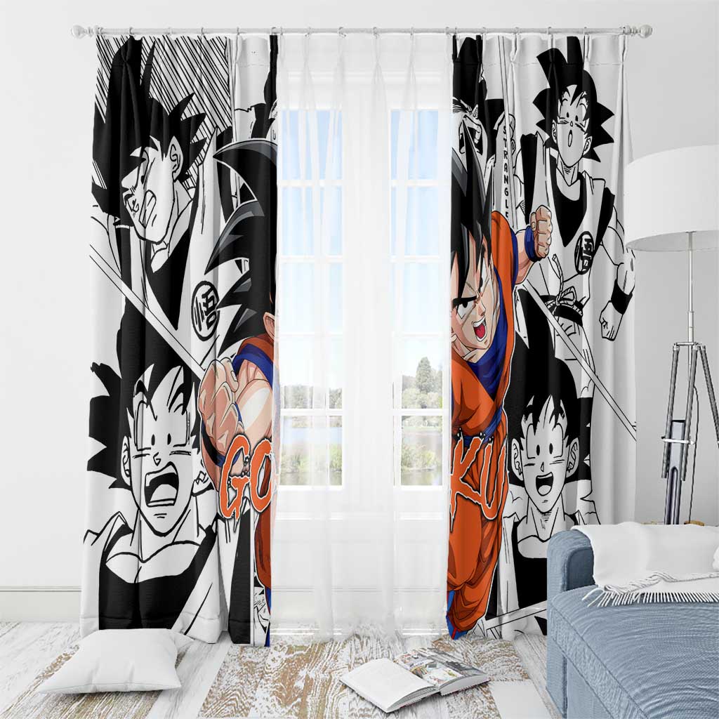 Goku - Dragon Ball Window Curtain Anime Style