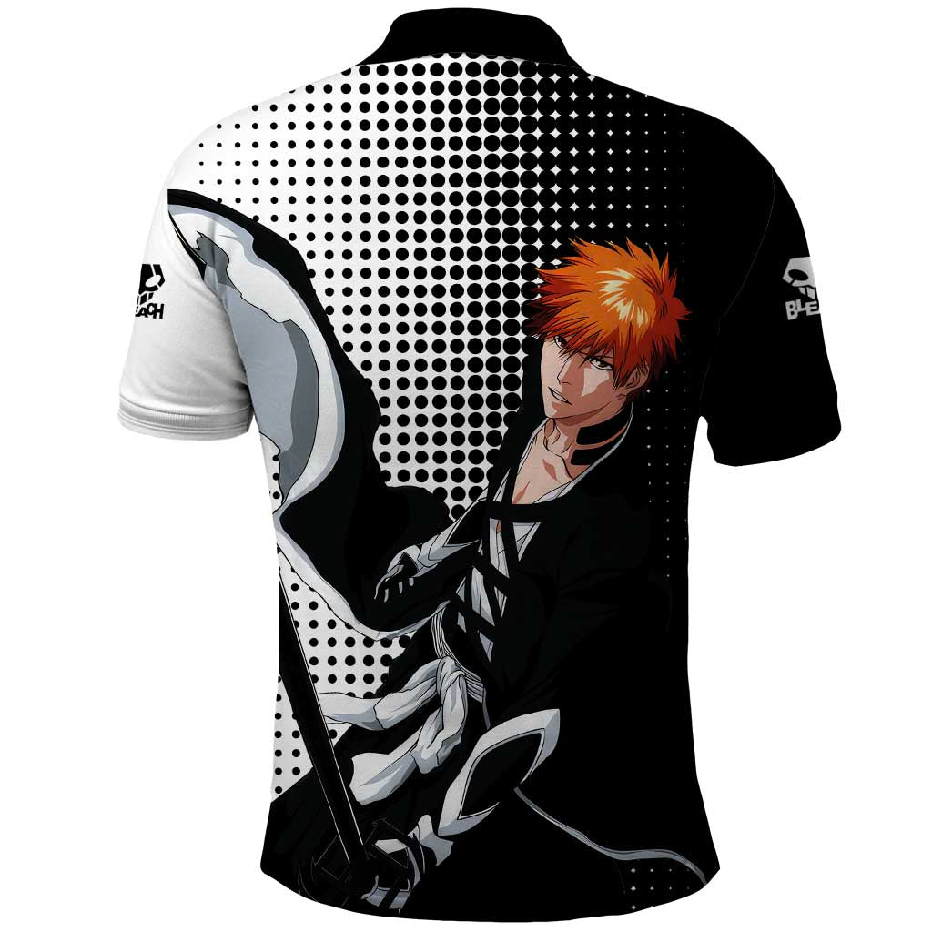 Ichigo - Bleach Polo Shirt Anime Mix Manga Style