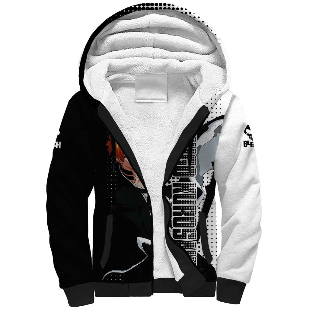 Ichigo - Bleach Sherpa Hoodie Anime Mix Manga Style