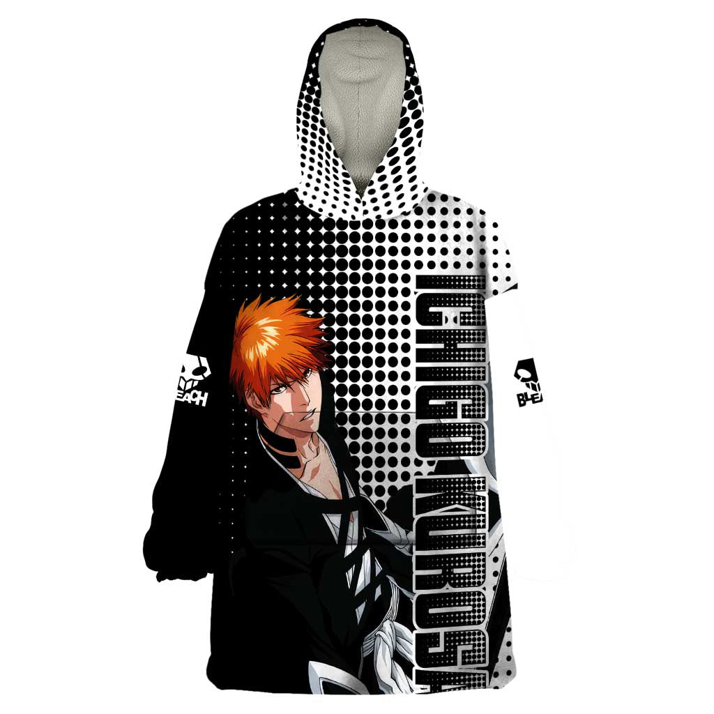 Ichigo - Bleach Wearable Blanket Hoodie Anime Mix Manga Style