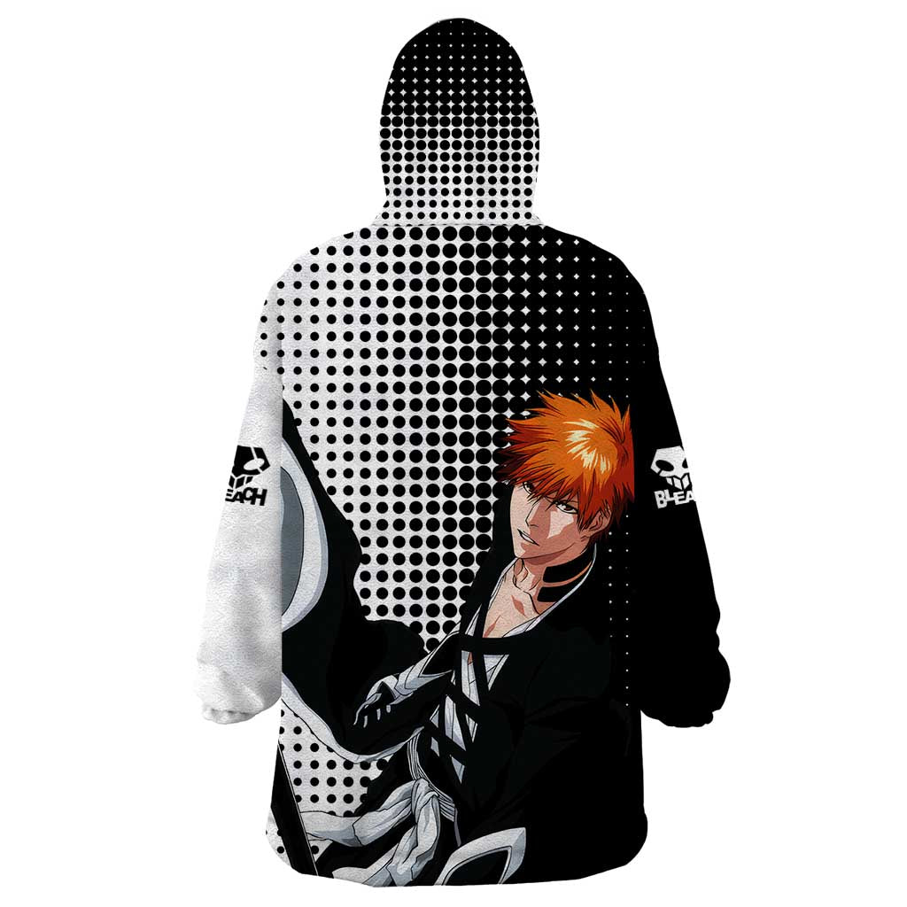 Ichigo - Bleach Wearable Blanket Hoodie Anime Mix Manga Style