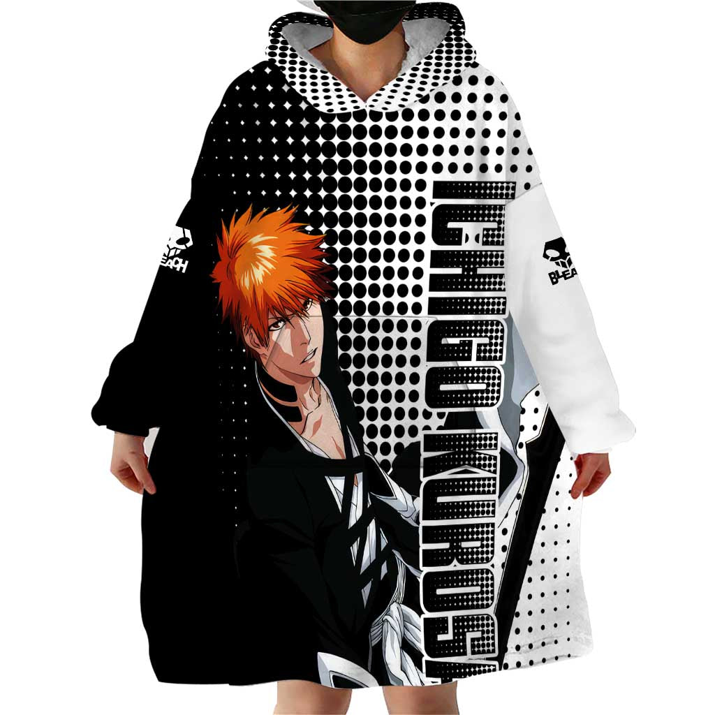 Ichigo - Bleach Wearable Blanket Hoodie Anime Mix Manga Style
