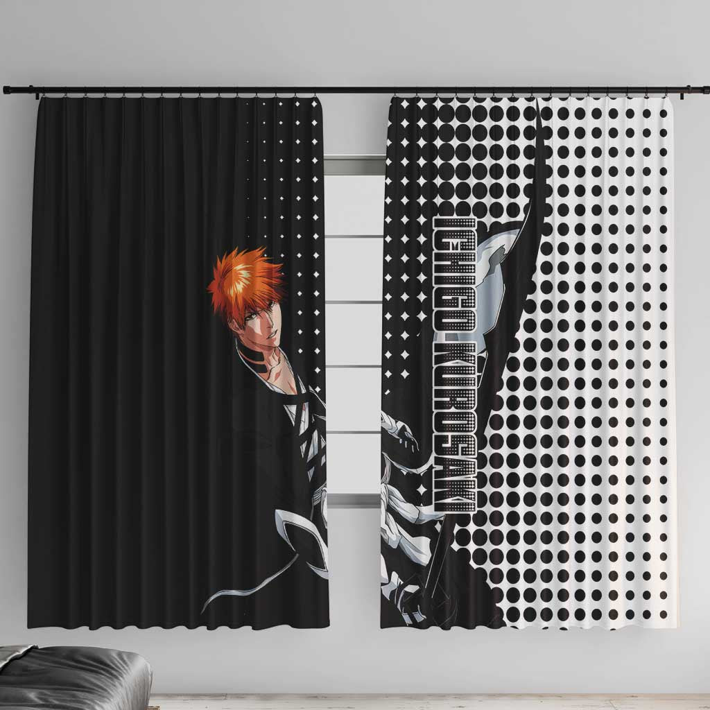 Ichigo - Bleach Window Curtain Anime Mix Manga Style