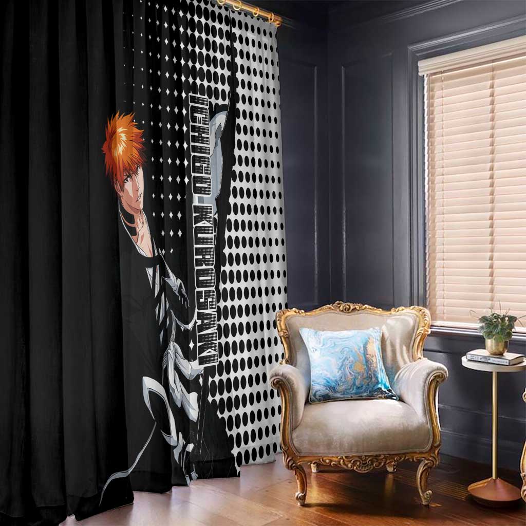 Ichigo - Bleach Window Curtain Anime Mix Manga Style