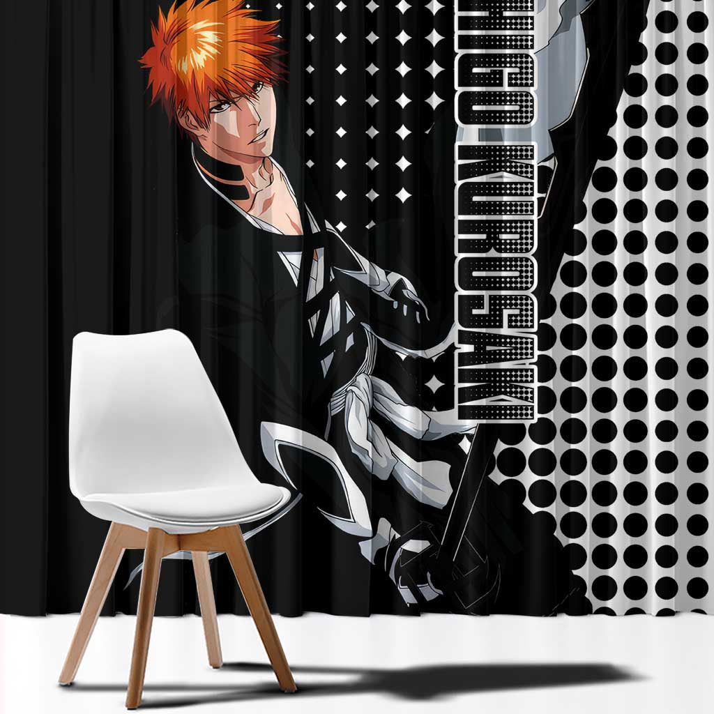 Ichigo - Bleach Window Curtain Anime Mix Manga Style
