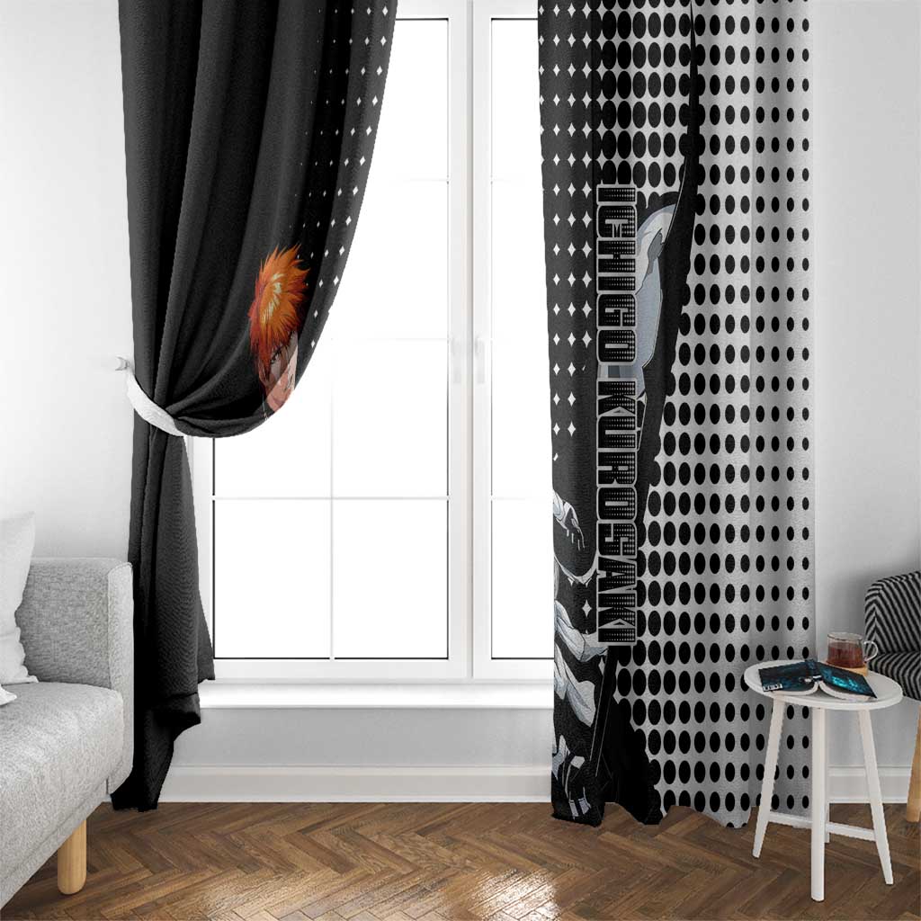 Ichigo - Bleach Window Curtain Anime Mix Manga Style