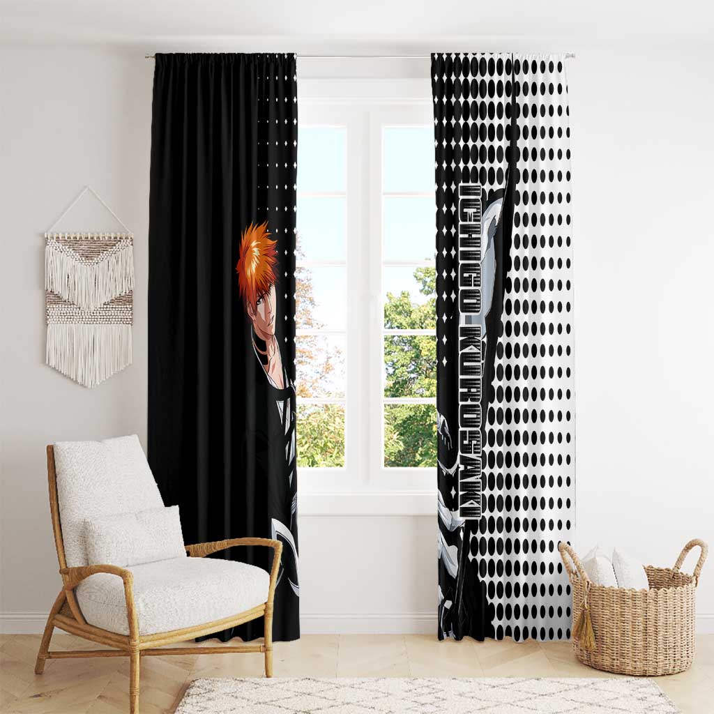 Ichigo - Bleach Window Curtain Anime Mix Manga Style