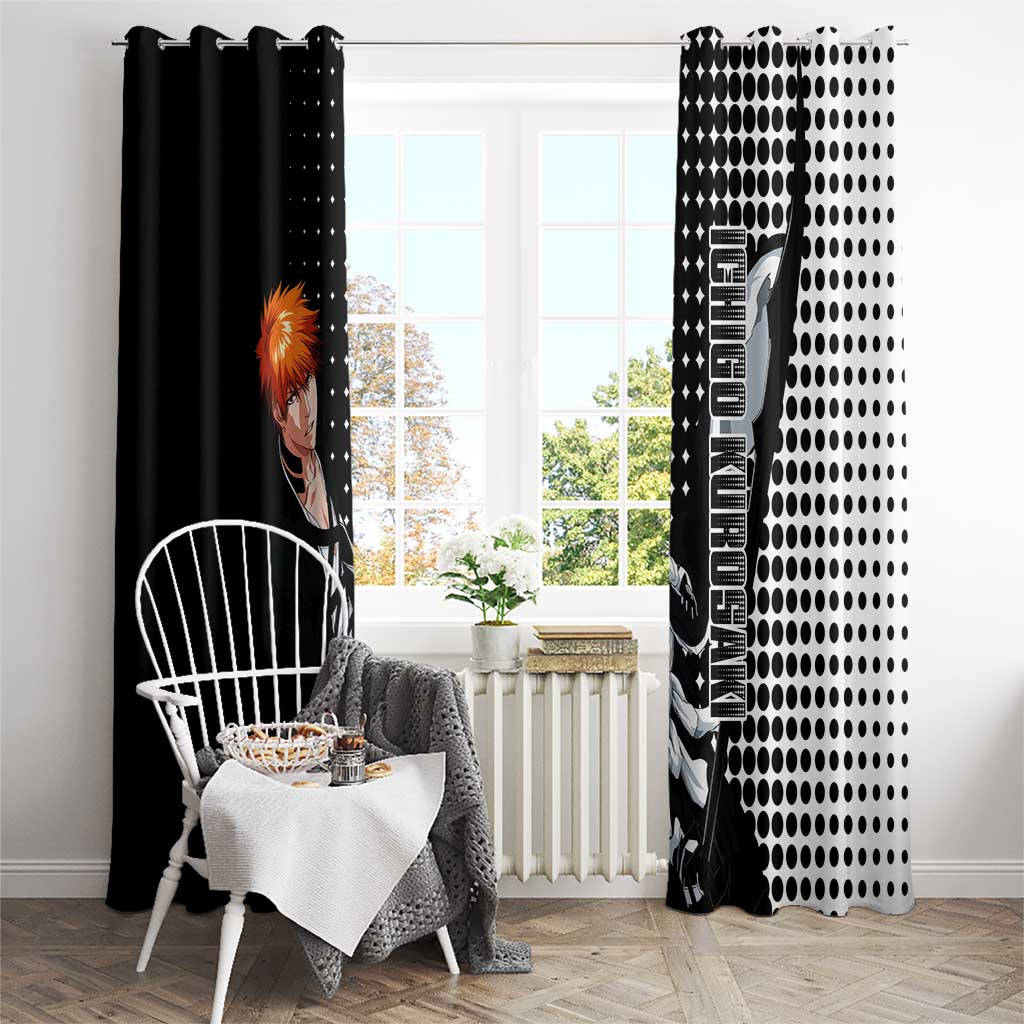 Ichigo - Bleach Window Curtain Anime Mix Manga Style