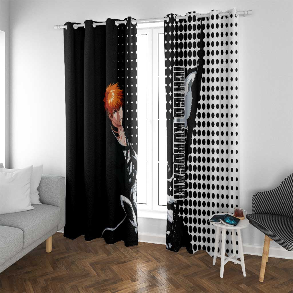Ichigo - Bleach Window Curtain Anime Mix Manga Style