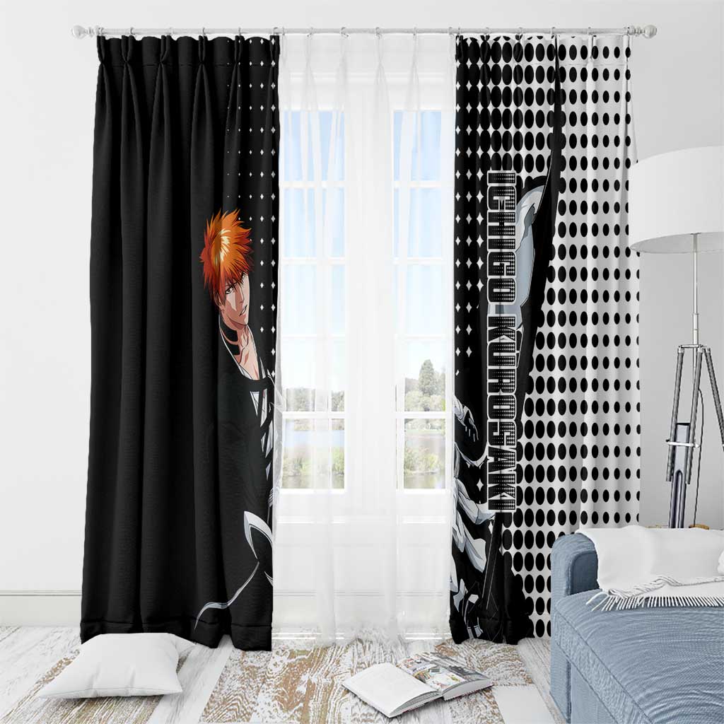 Ichigo - Bleach Window Curtain Anime Mix Manga Style