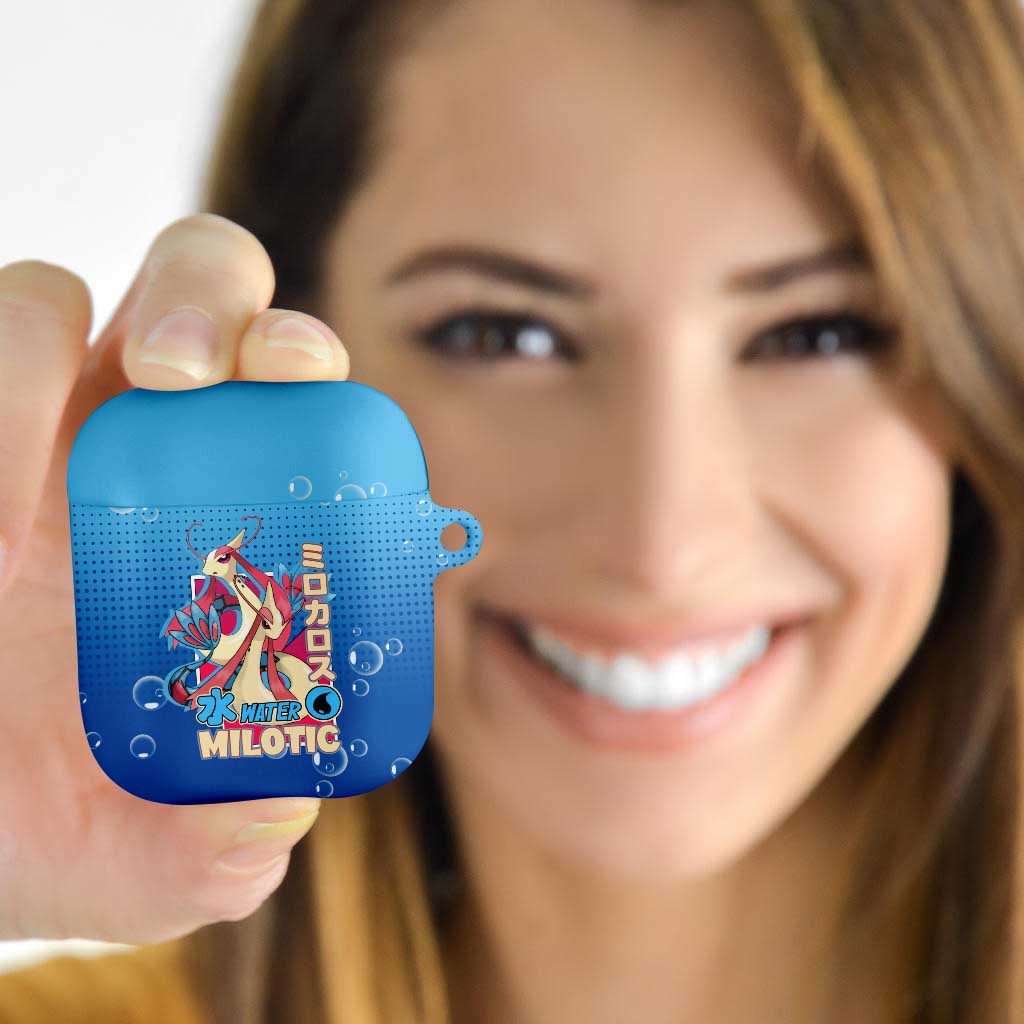 Milotic from Poké AirPods Case with Water Type Ability and Graceful Pose Design - The Mazicc