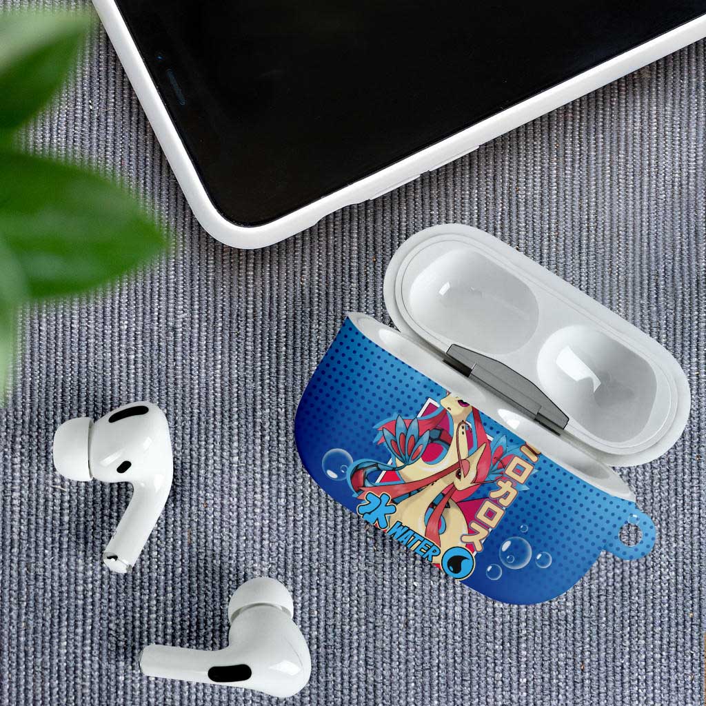 Milotic from Poké AirPods Case with Water Type Ability and Graceful Pose Design - The Mazicc