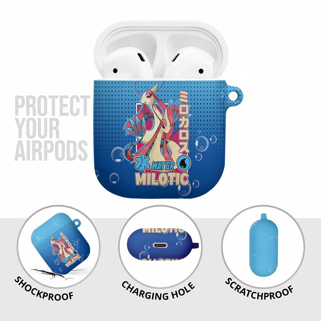 Milotic from Poké AirPods Case with Water Type Ability and Graceful Pose Design - The Mazicc