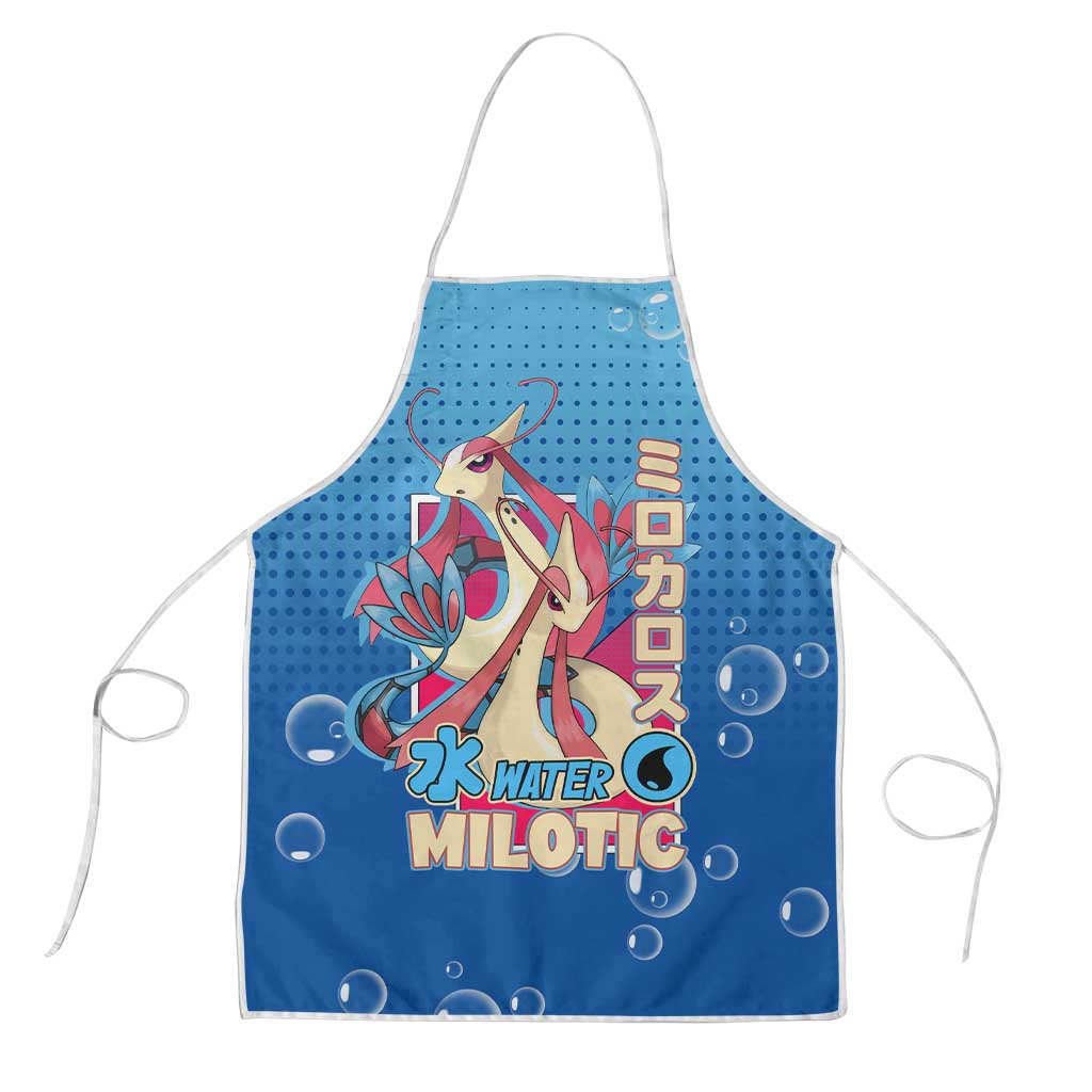 Milotic from Poké Apron with Water Type Ability and Graceful Pose Design - The Mazicc