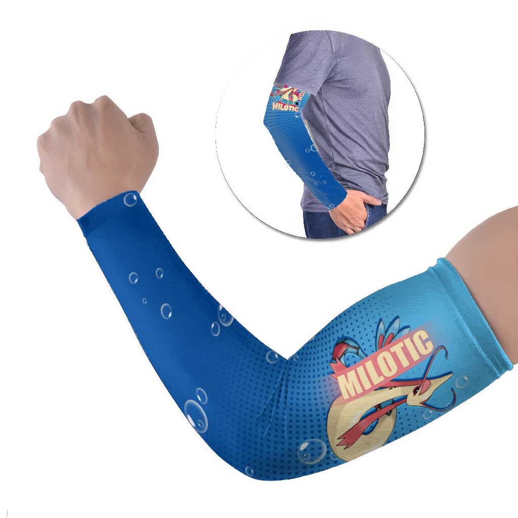 Milotic from Poké Arm Sleeves with Water Type Ability and Graceful Pose Design - The Mazicc