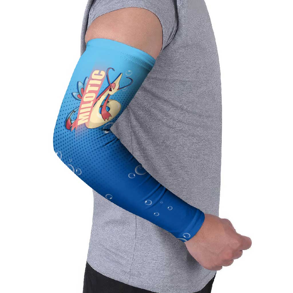 Milotic from Poké Arm Sleeves with Water Type Ability and Graceful Pose Design - The Mazicc