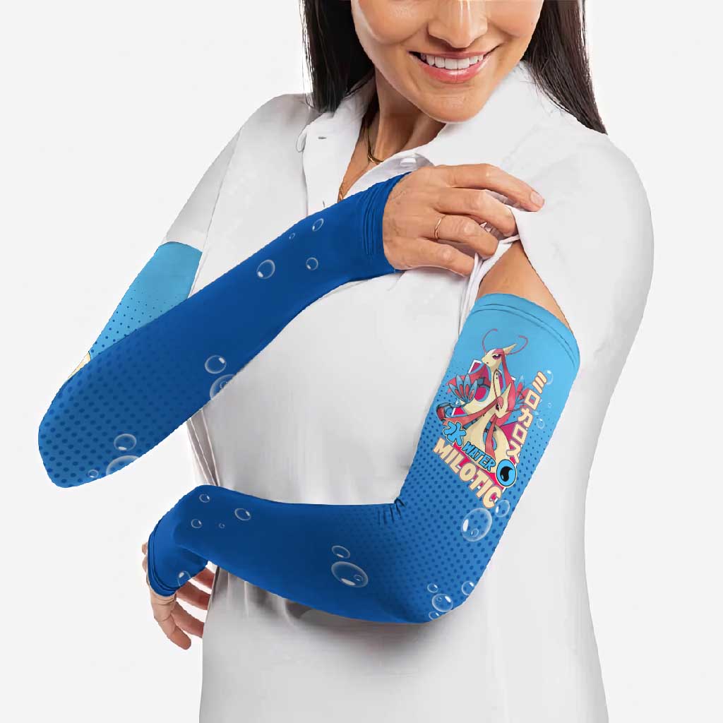 Milotic from Poké Arm Sleeves with Water Type Ability and Graceful Pose Design - The Mazicc