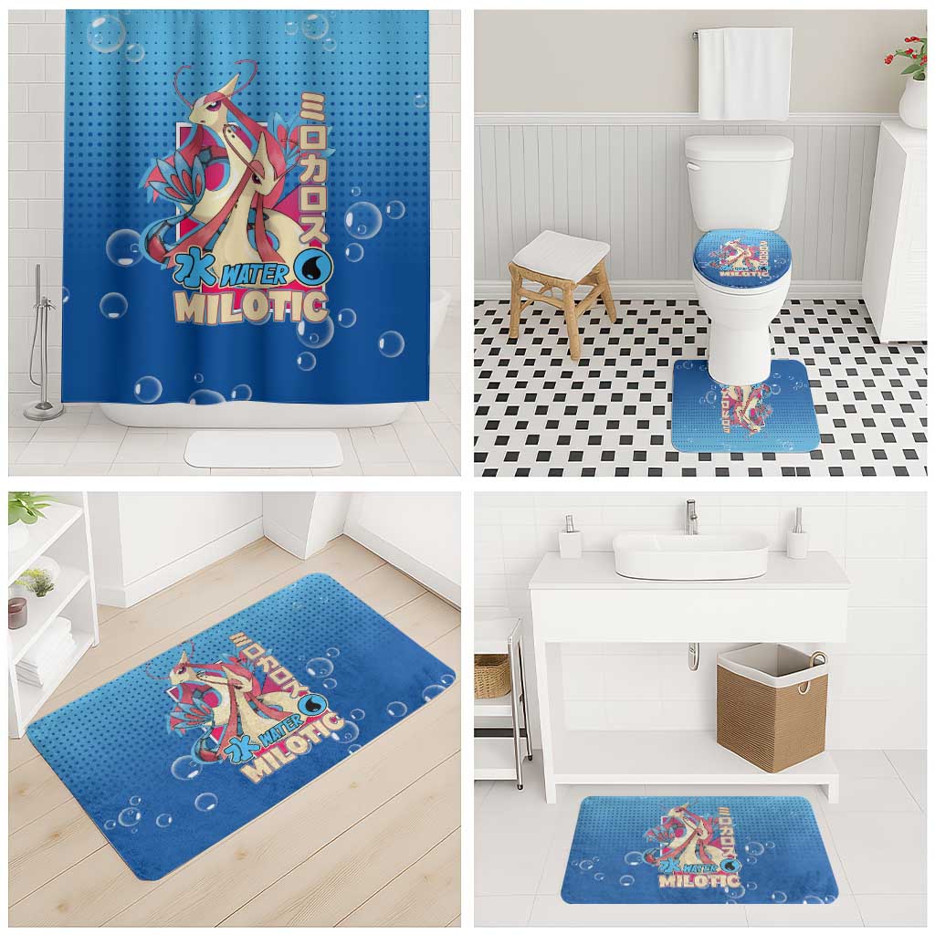 Milotic from Poké Bathroom Set with Water Type Ability and Graceful Pose Design - The Mazicc