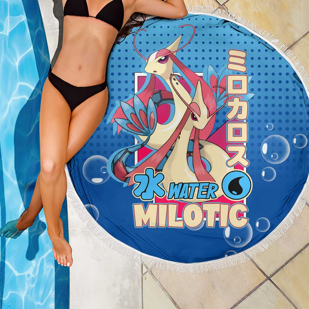 Milotic from Poké Beach Blanket with Water Type Ability and Graceful Pose Design - The Mazicc